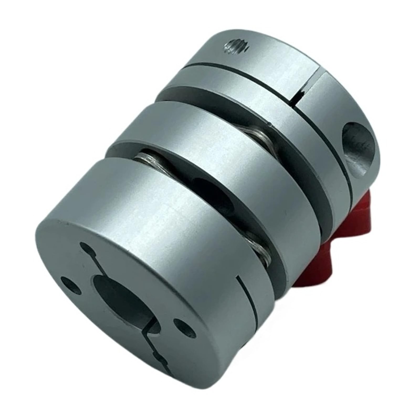 Giunto a doppio diaframma in lega di alluminio, foro 6 mm-15 mm, 1 pezzo(12mm to 12mm)