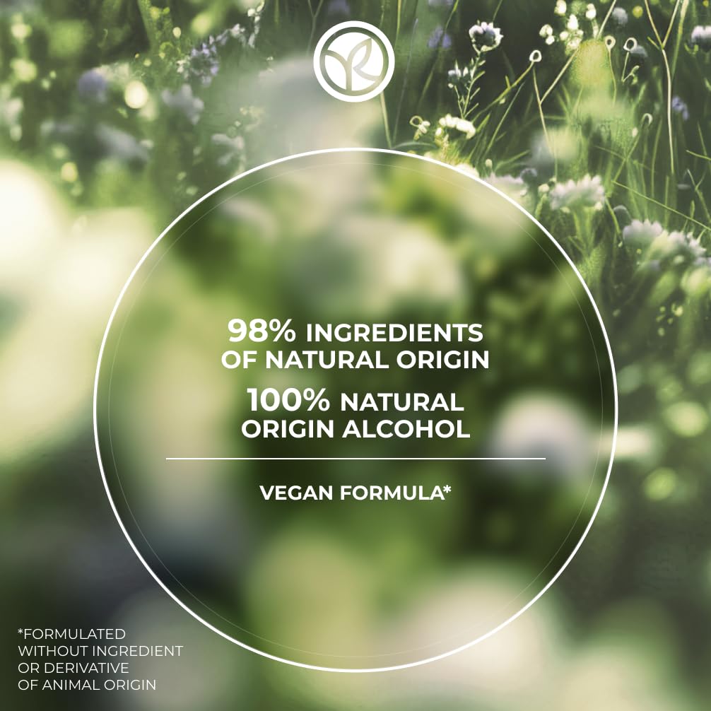 Yves Rocher Eau Fraîche Aérienne - Menthe & Zedrat - Eau de Toilette - Fresco e verde - Profumo verde agrumato - Vegano - 98% ingredienti di origine naturale - 100 ml | Eau de Toilette per Donna fragranza agrumata verde con menta e cedro - Vegano e legger