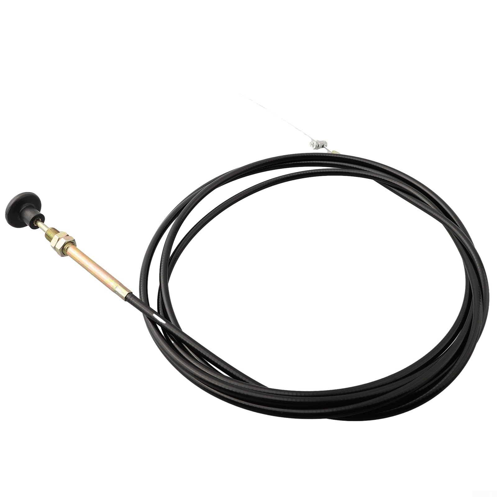 Engine Stop Cable，Stop Choke Bowden Cable Wire Control Bonnet Throttle Engine Fuel Commercial 2-5m for Automotive(2m)