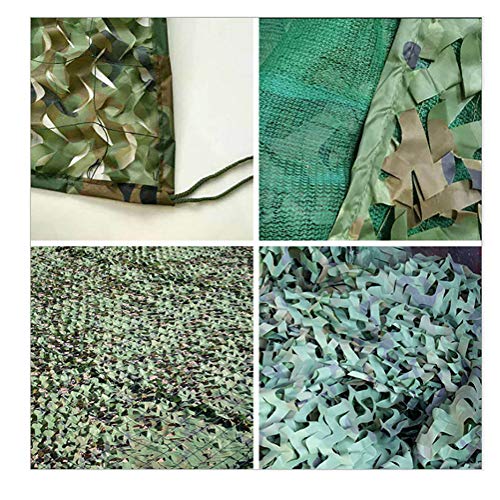 Malla de camuflaje militar resistente con protección solar para sombra exterior 2x6m 5