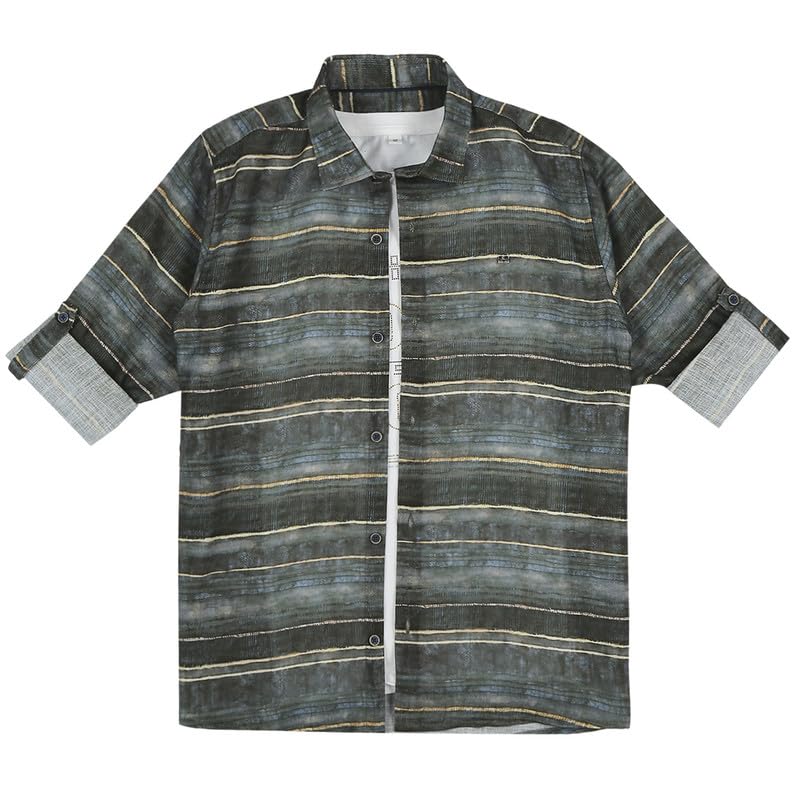 Image of CAVIO Boys Printed Shirt with Embellished T-Shirt