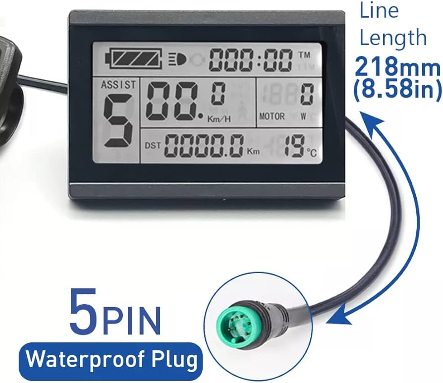 Ebike LCD ディスプレイ メーター E-Bike KT-LCD3U 計器 Amazon.co.jp: Ebike LCD ディスプレイ メーター E-Bike KT-LCD3U 計器