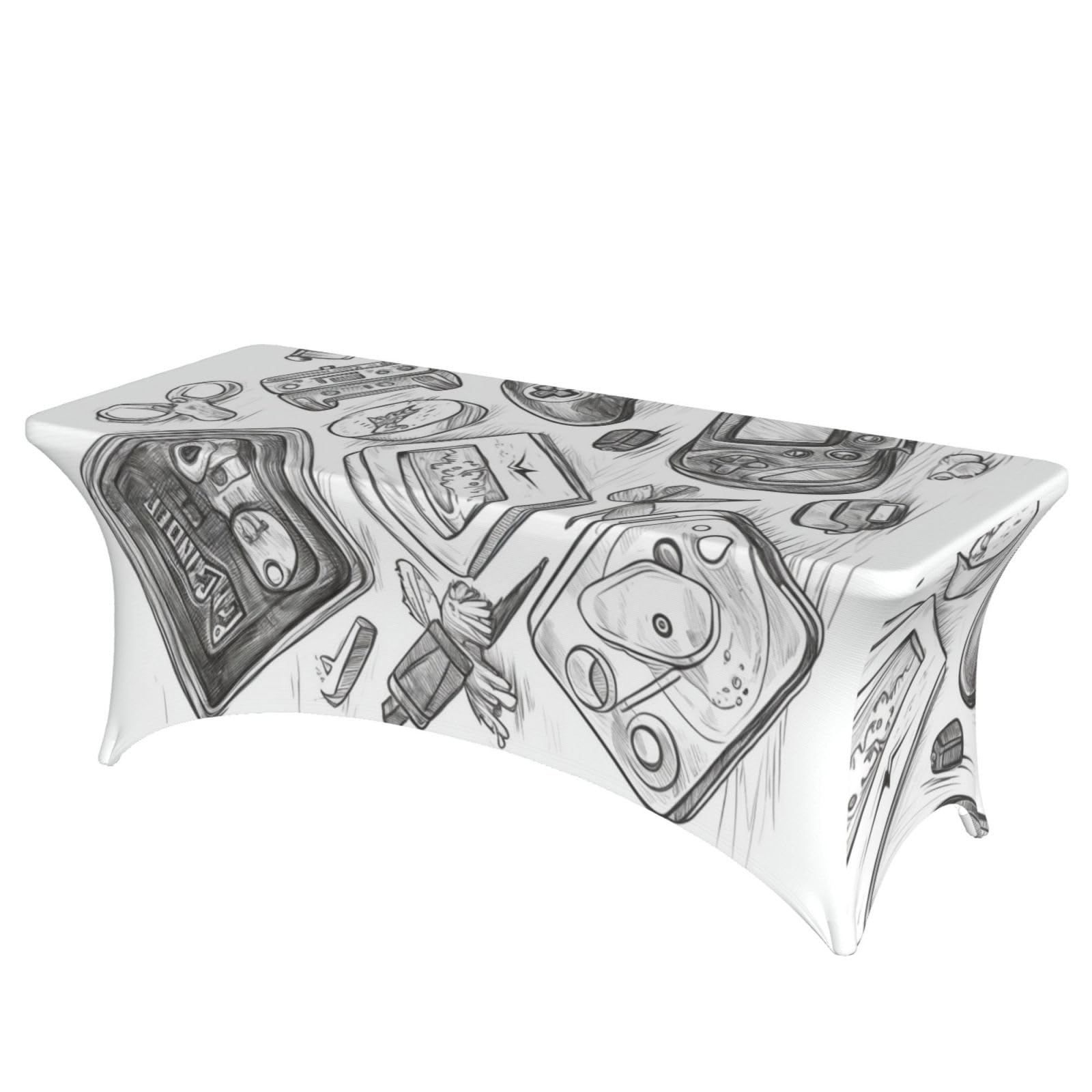 Nappe de jeu de style croquis pour votre prochaine soirée festive