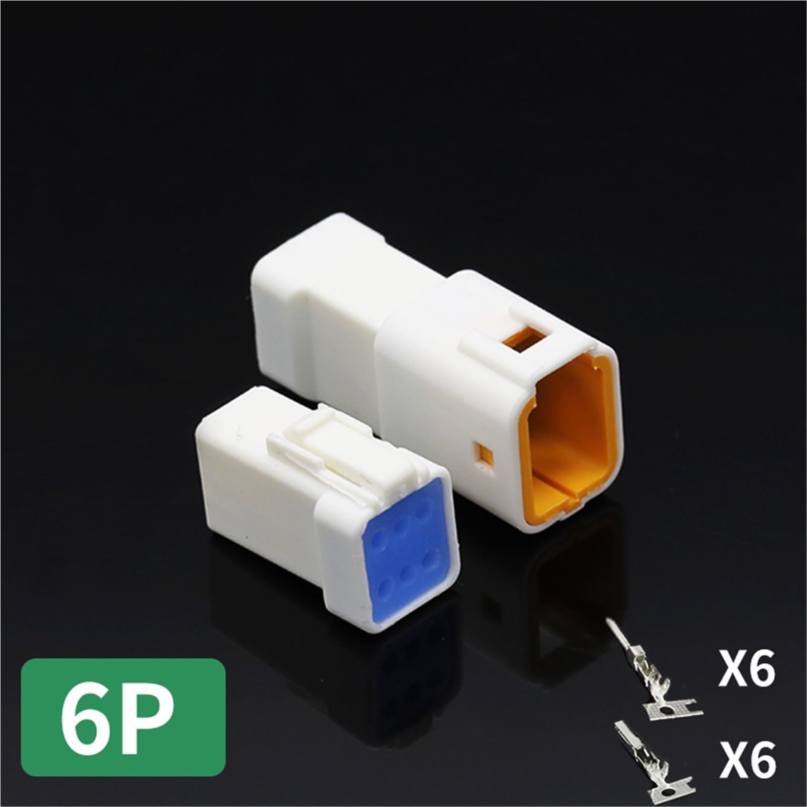 5/10/100 Sets JST Automotriz Micro arnés impermeable carcasa Plug 2/3/4/6 /8Pin macho y hembra Plug & Conector 02/3/4R/S-JWPF-VSLE-D(6p (Male Female),10 Sets)