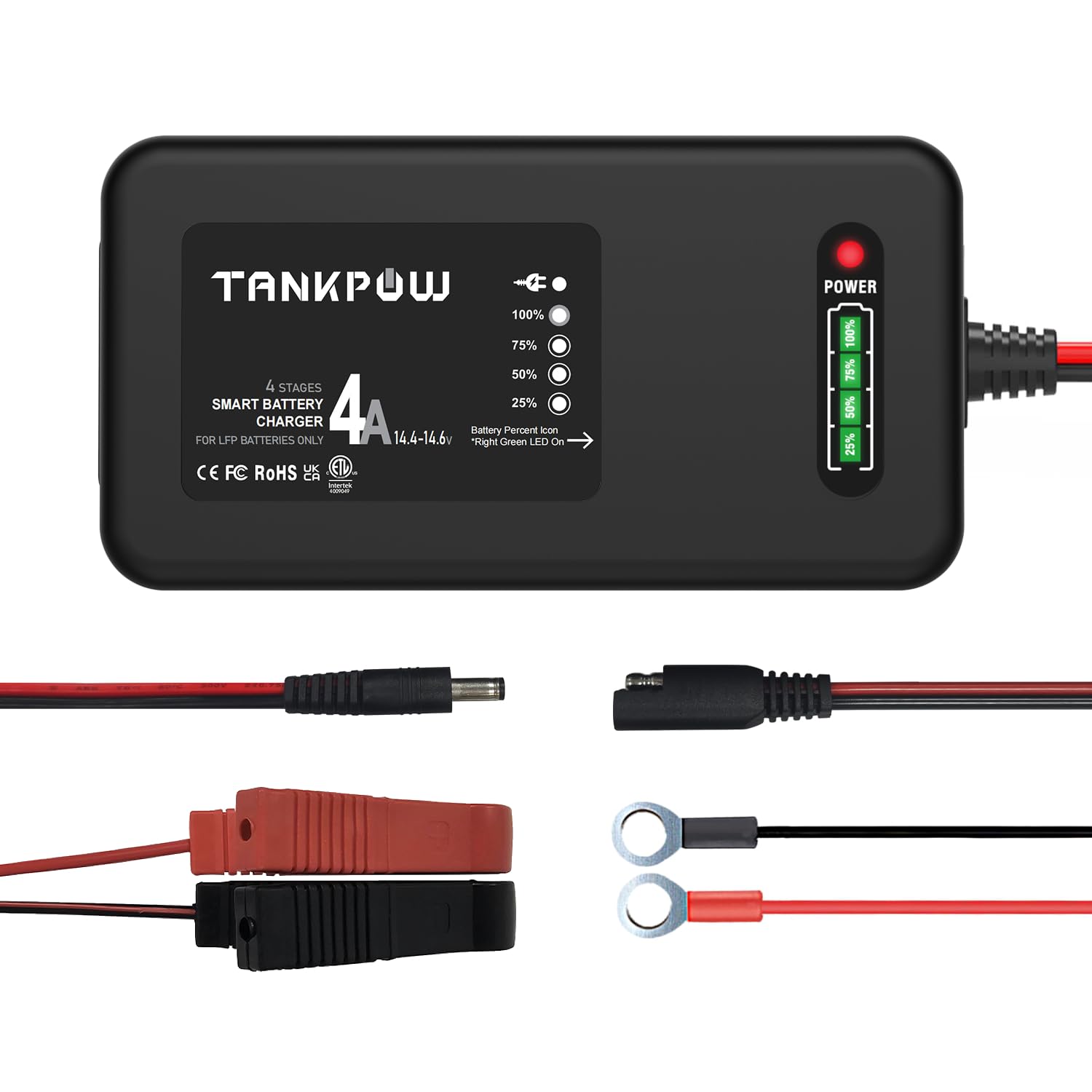 TANKPOW 14.6V 4A LiFePO4 Charger