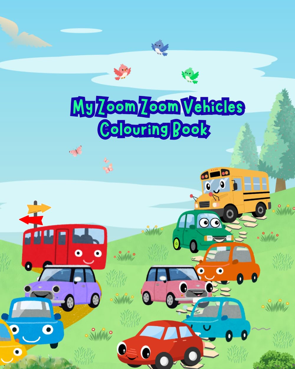 My Zoom Zoom Vehicles Colouring Book (My Colouring Book Series)