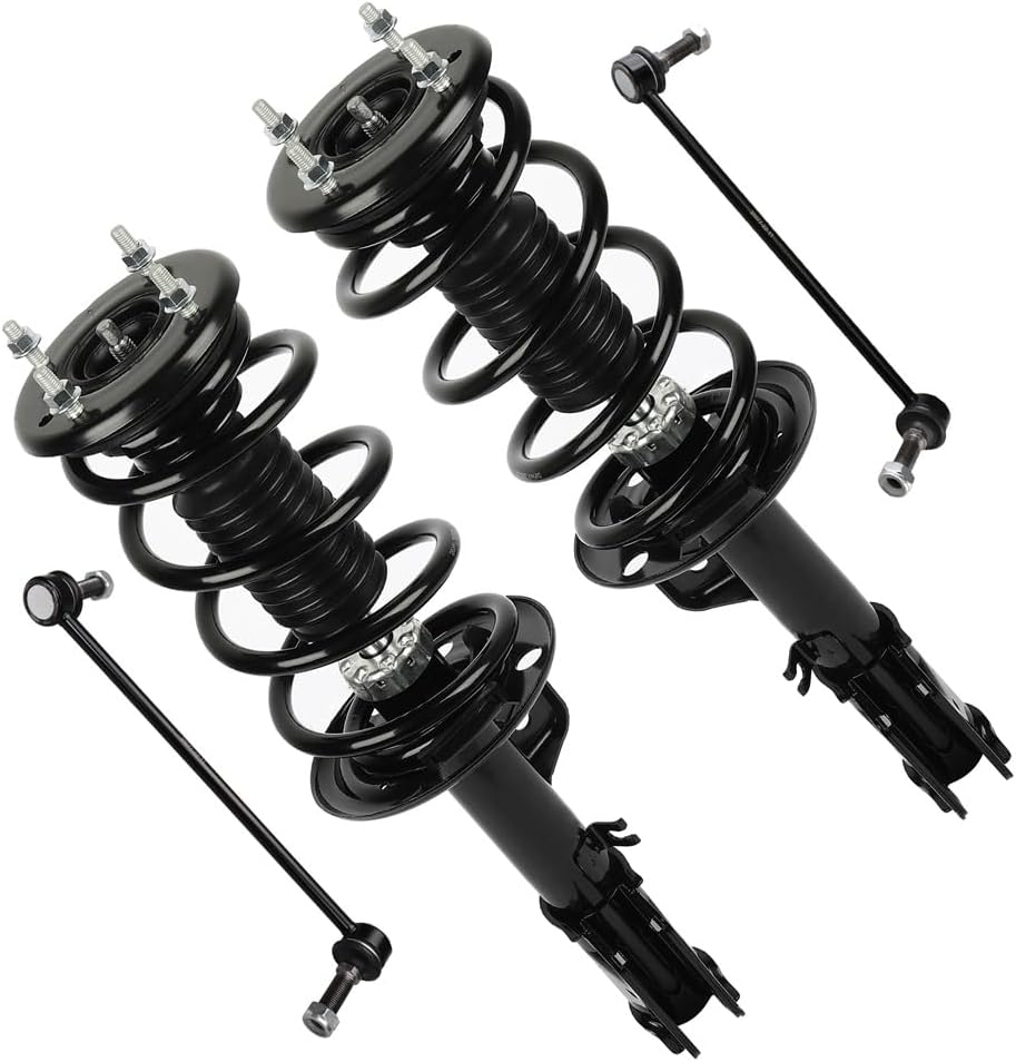 SCITOO Strut Shock for 2013-2017 for Ford Explorer Front Struts Coil Springs Stabilizer Bar Link FWD Kit 4PCS