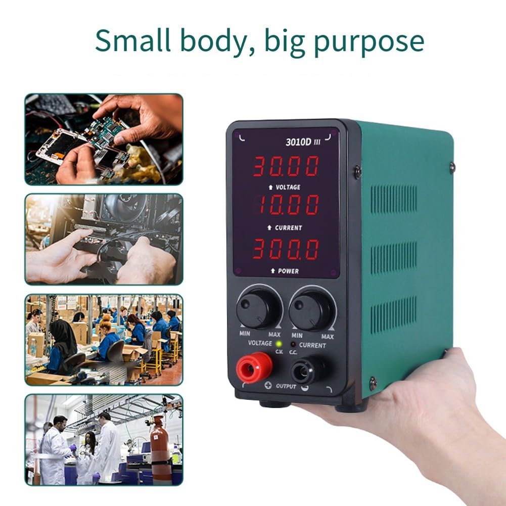 3010D-III DC Alimentation de laboratoire 30 V 10 A CC/CV Alimentation de banc réglable (UE)