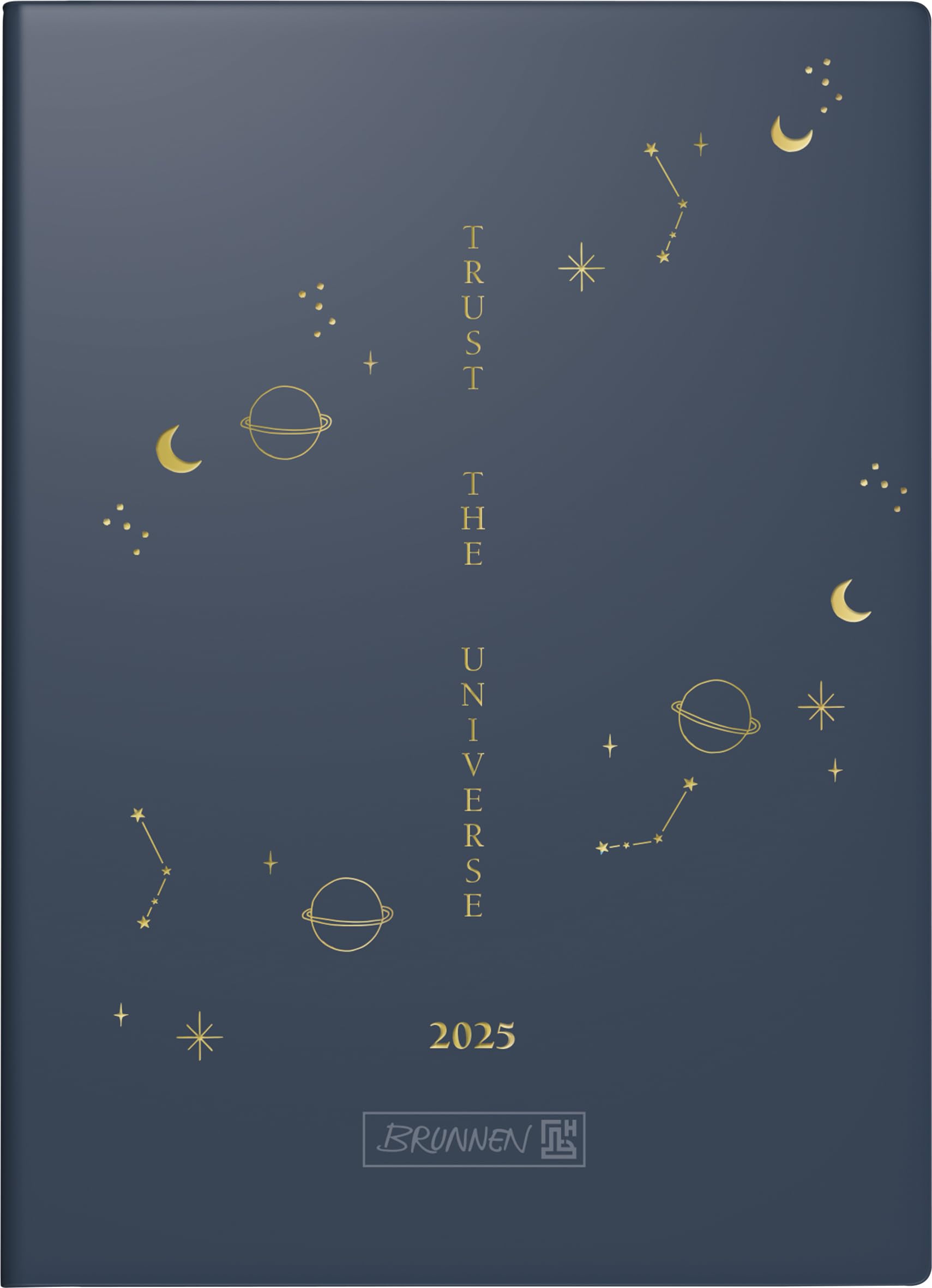BRUNNEN Pocket Calendar Model 731 2025 "Universe", blue, nicht bekannt