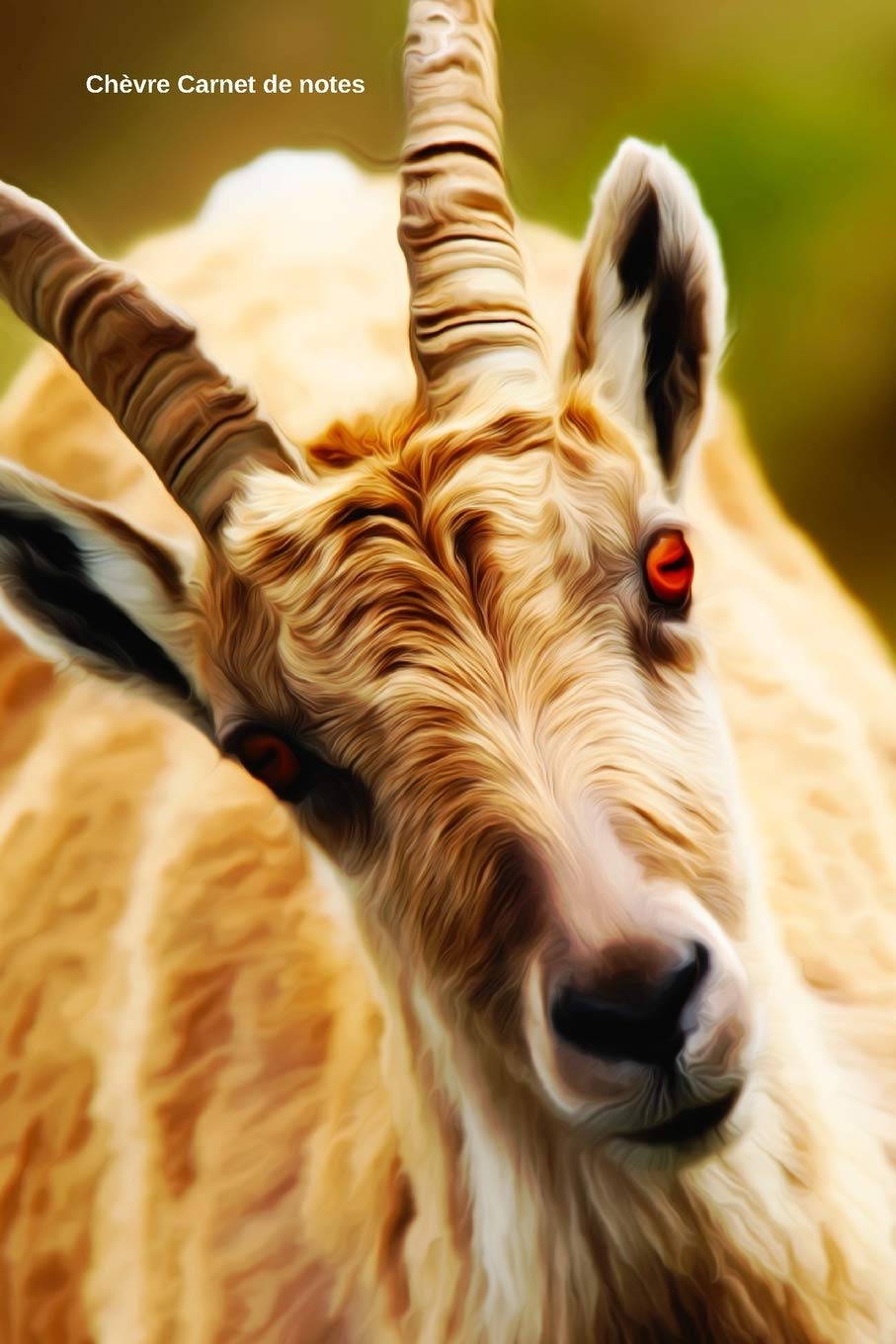 Chèvre Carnet de notes: Journal A5 ligné original de 119 pages- Une belle idée de cadeau pour les amoureux des animaux