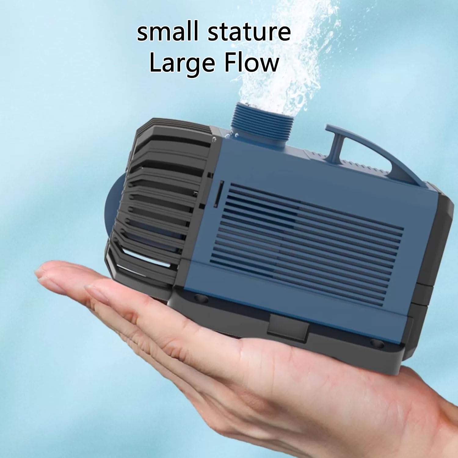 Bomba sumergible para acuario de 12000 L/H, bomba de retorno ajustable con 4 interfaces, bomba de circulación silenciosa de alto tráfico de 100 W para acuario, pecera, piscina, estanque de peces