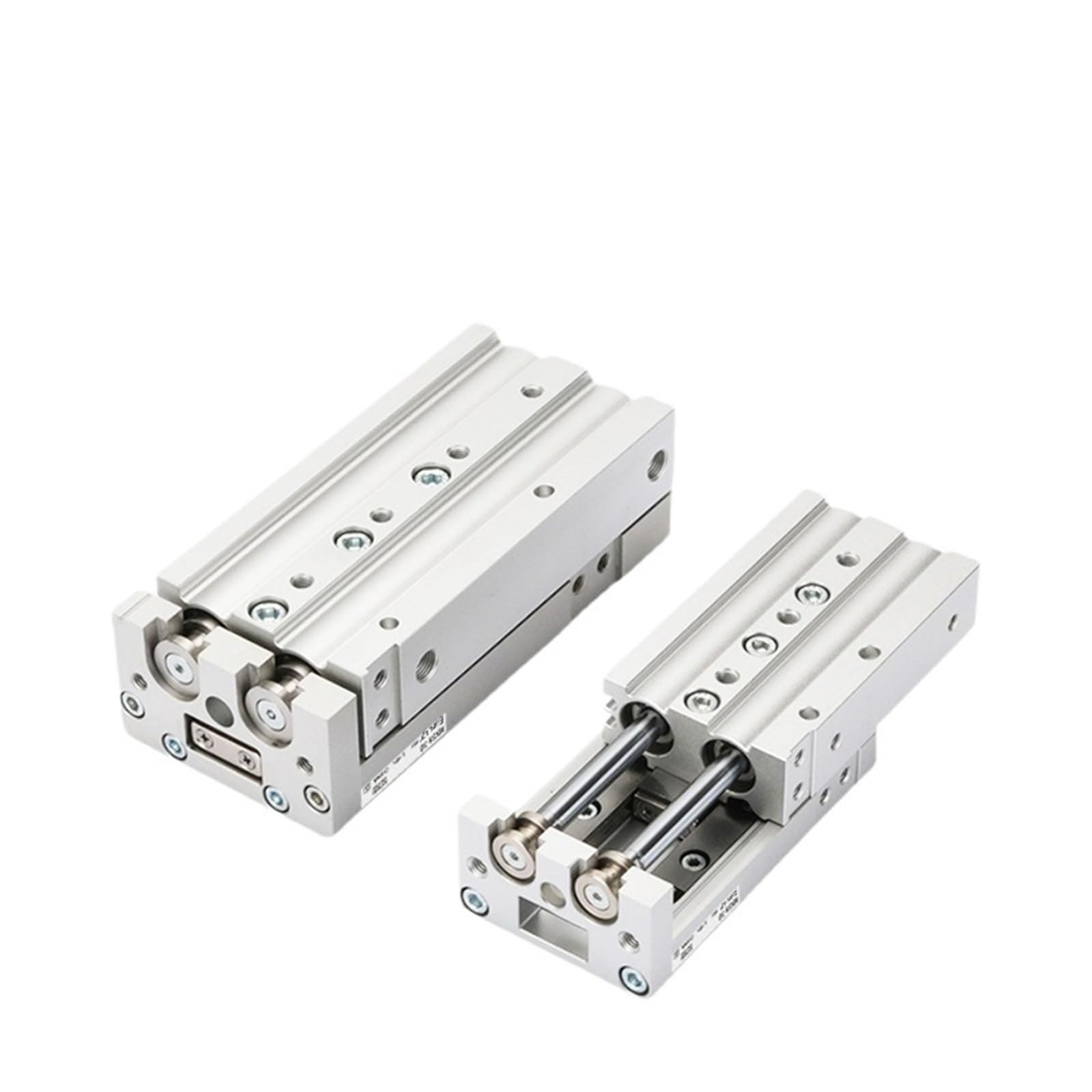 Cylindre pneumatique MXS20 à double tige assurant un guidage linéaire ultra stable