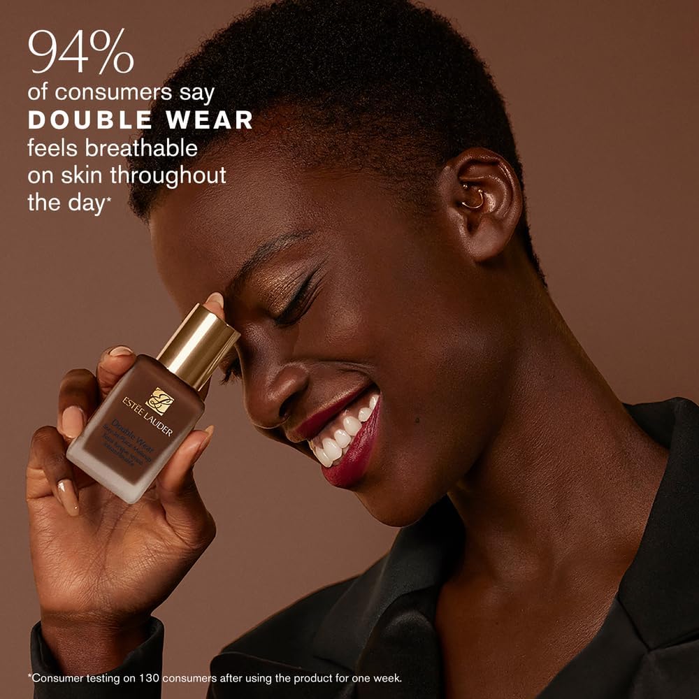 Estée Lauder Double Wear Stay-in-Place Foundation Makeup | Long-Wear Matte Foundation, 1 Fl Oz - Image 4