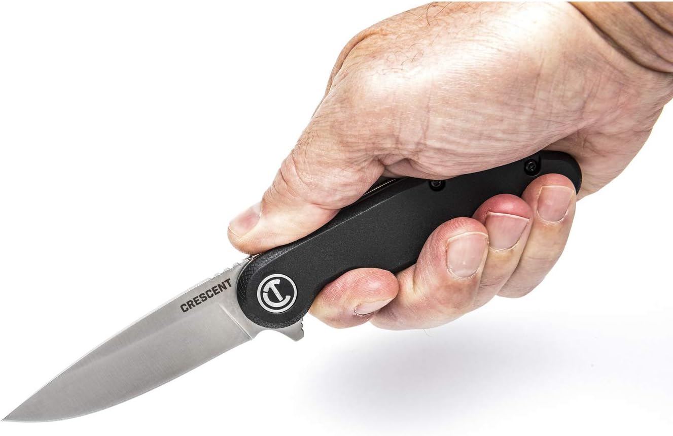 Crescent 3-1/4 Inch Drop Point Composite Handle Pocket Knife - CPK325C