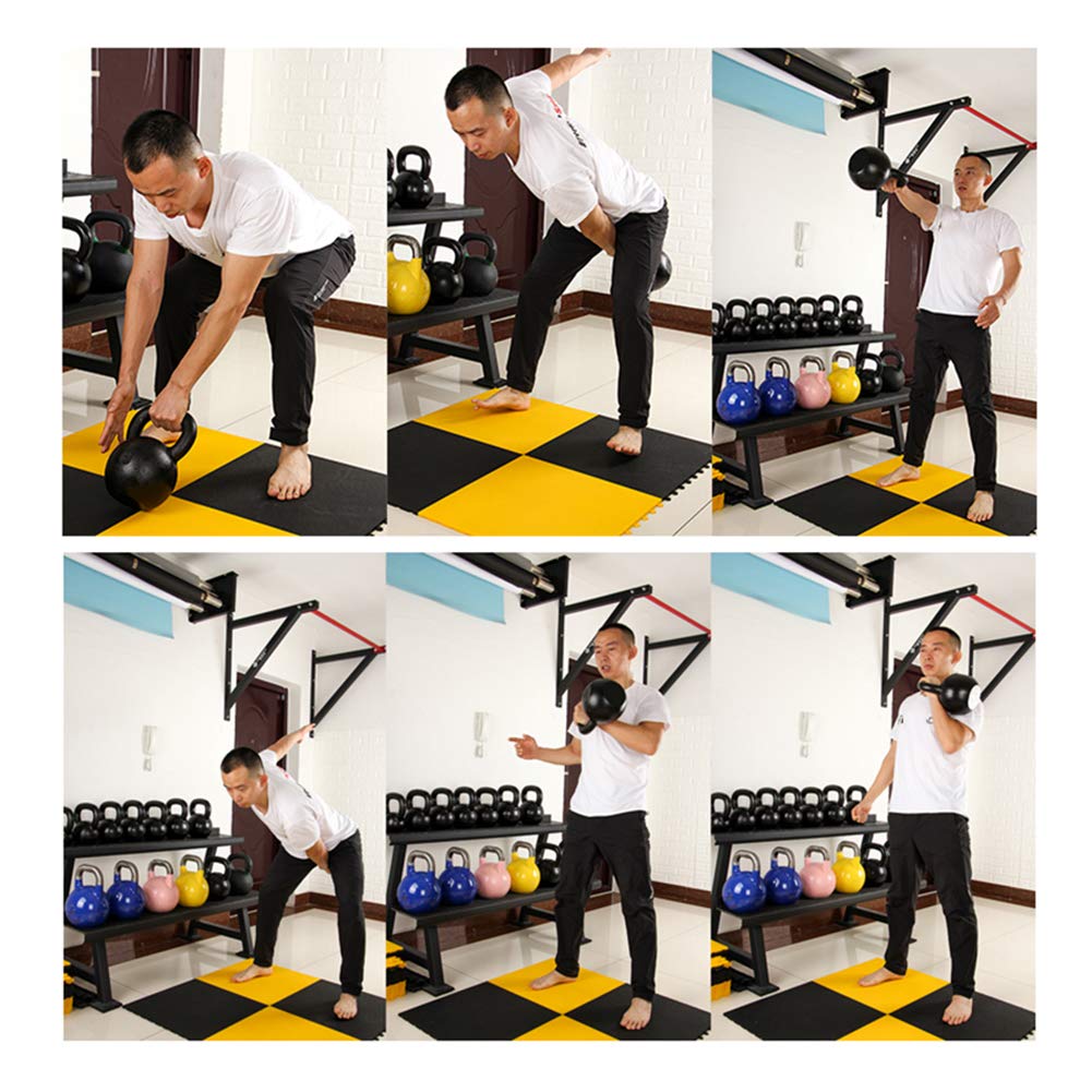 Kettlebells AGYH Kettlebell in Ghisa, Manubri per Allenamento della Forza per Uomini E Donne, Attrezzature per Il Fitness Facili da Trasportare, 7 Opzioni di Peso ， 8-24 kg(Size:8kg / 17.6lb)