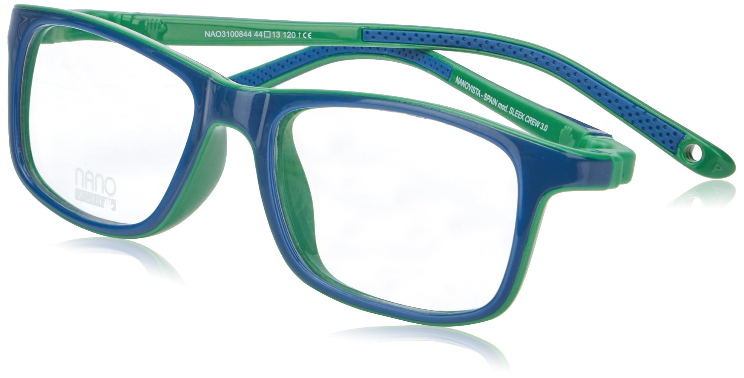 NANO EYEGLASSES OP. SLEEK CREW 3.0 BI. MARINO/VERDE 44/13 UNISEX NIÑO