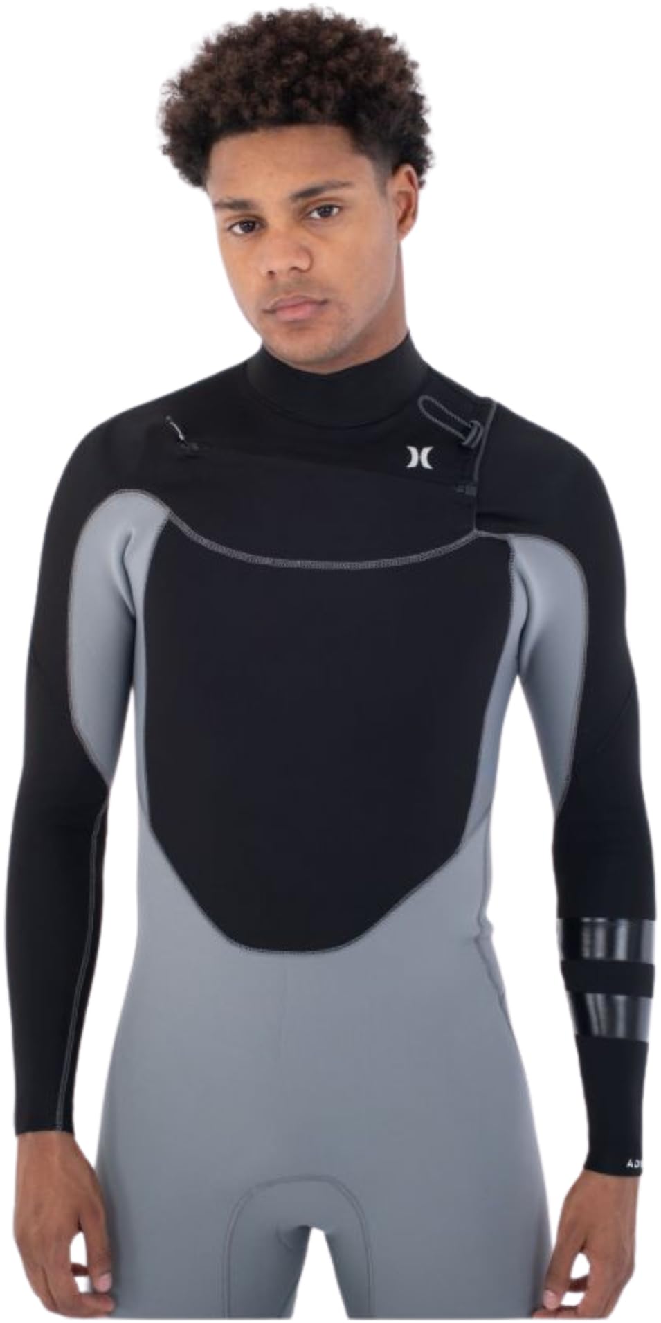 Hurley Advant 2025 - Traje de neopreno para hombre con cremallera en el pecho de 3/2 mm, mineral de hierro