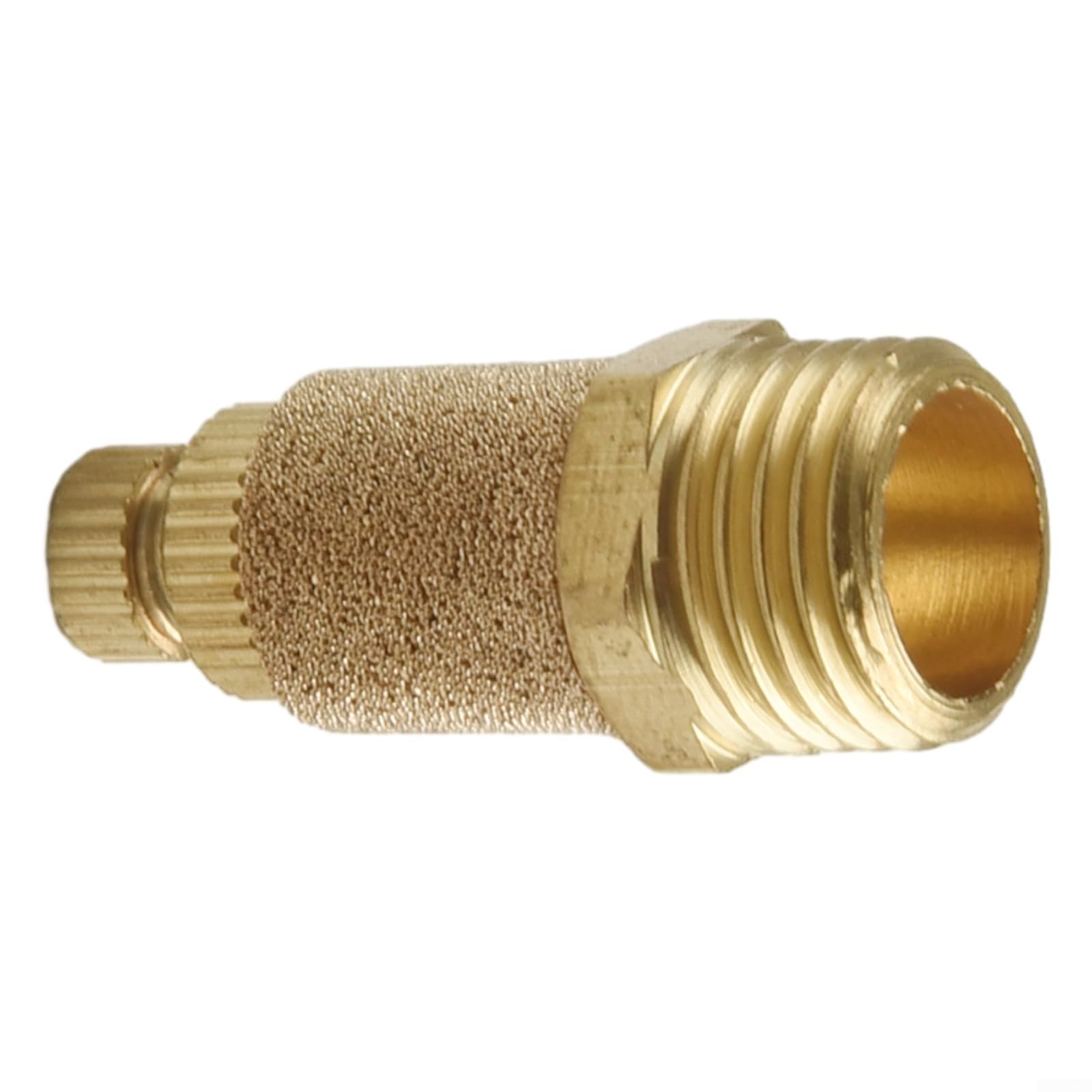 Silenziatore pneumatico regolabile in ottone 1,5 MPa 120 °C 1/4
