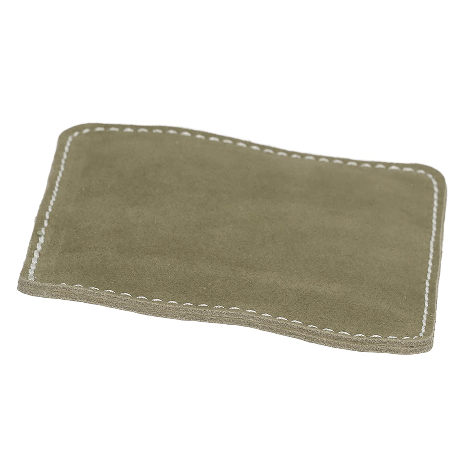 Snooker Pole Cleaner Polisher Billiard Cloth, 9.5x9.5cm Leather Pool Cleaner Polisher for Wipe Off Sweat and Dirt (OD Green)