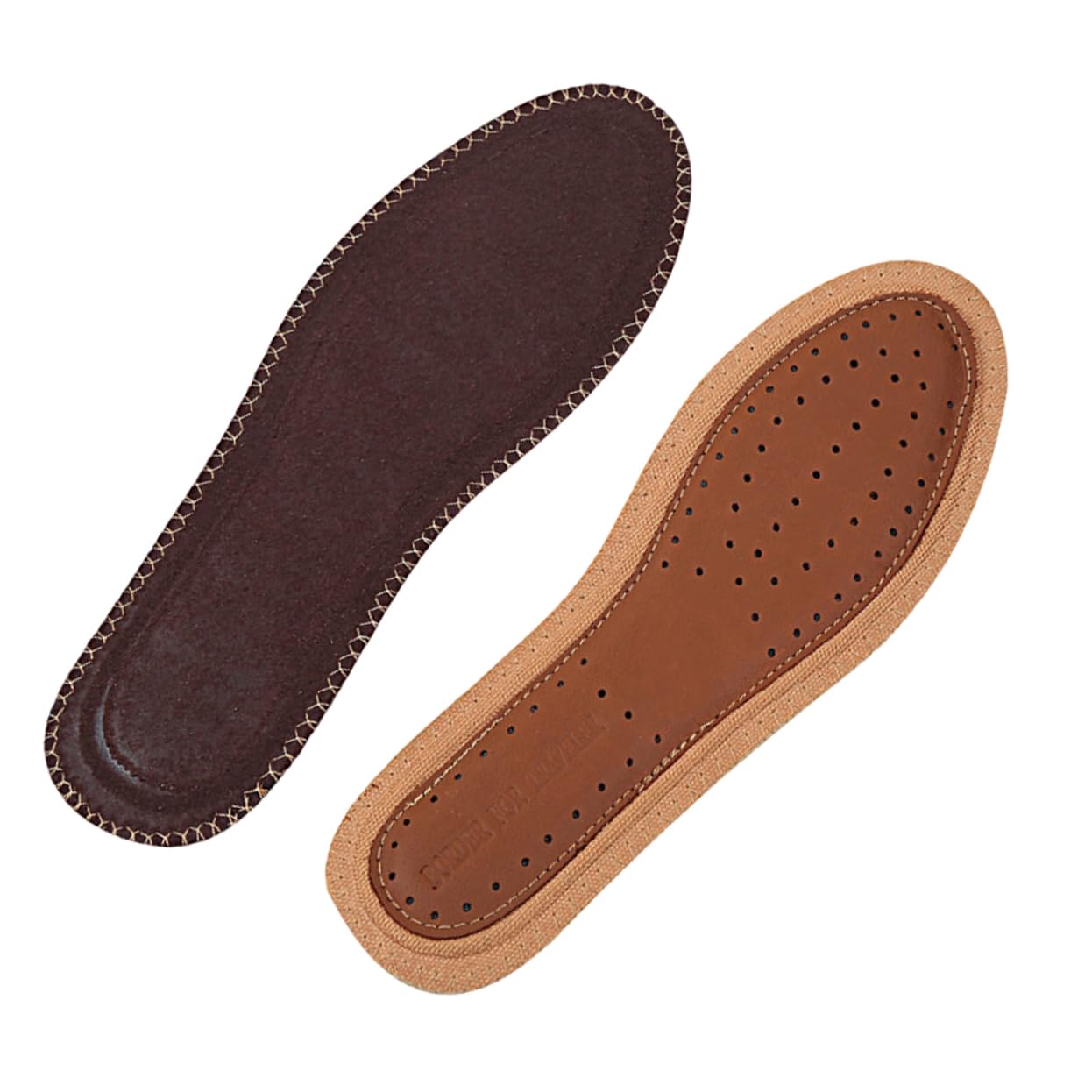 GLEAVI 3 Paar Ergonomische Einlegesohlen Zur Fußgewölbeunterstützung – Schweißdämpfung Einlegesohlen Aus Holzkohle Bequemes Leder Größe 45–46