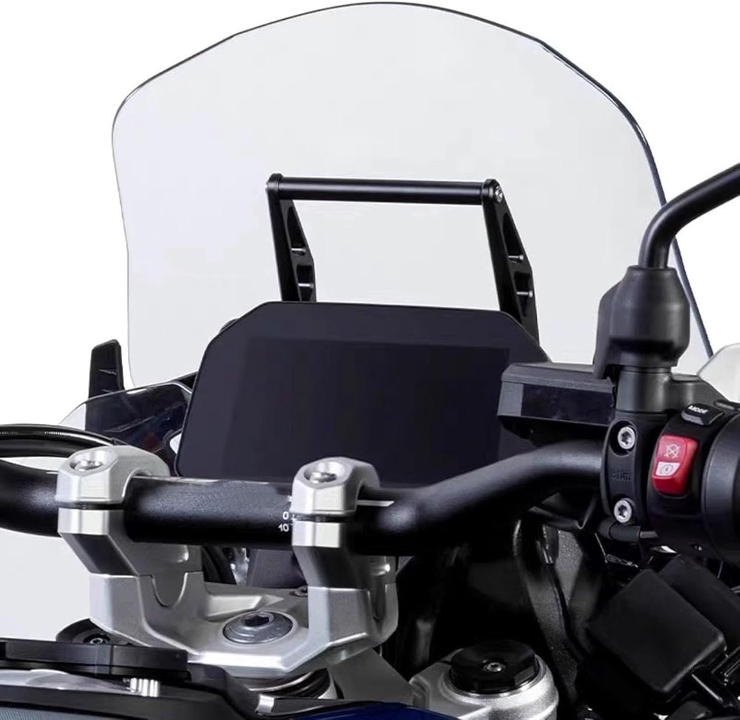 強力な強度オートバイ電話マウントハンドルブラケット揺れ防止デザイン 360 回転アンチスリップパッド R1300GS オートバイナビ