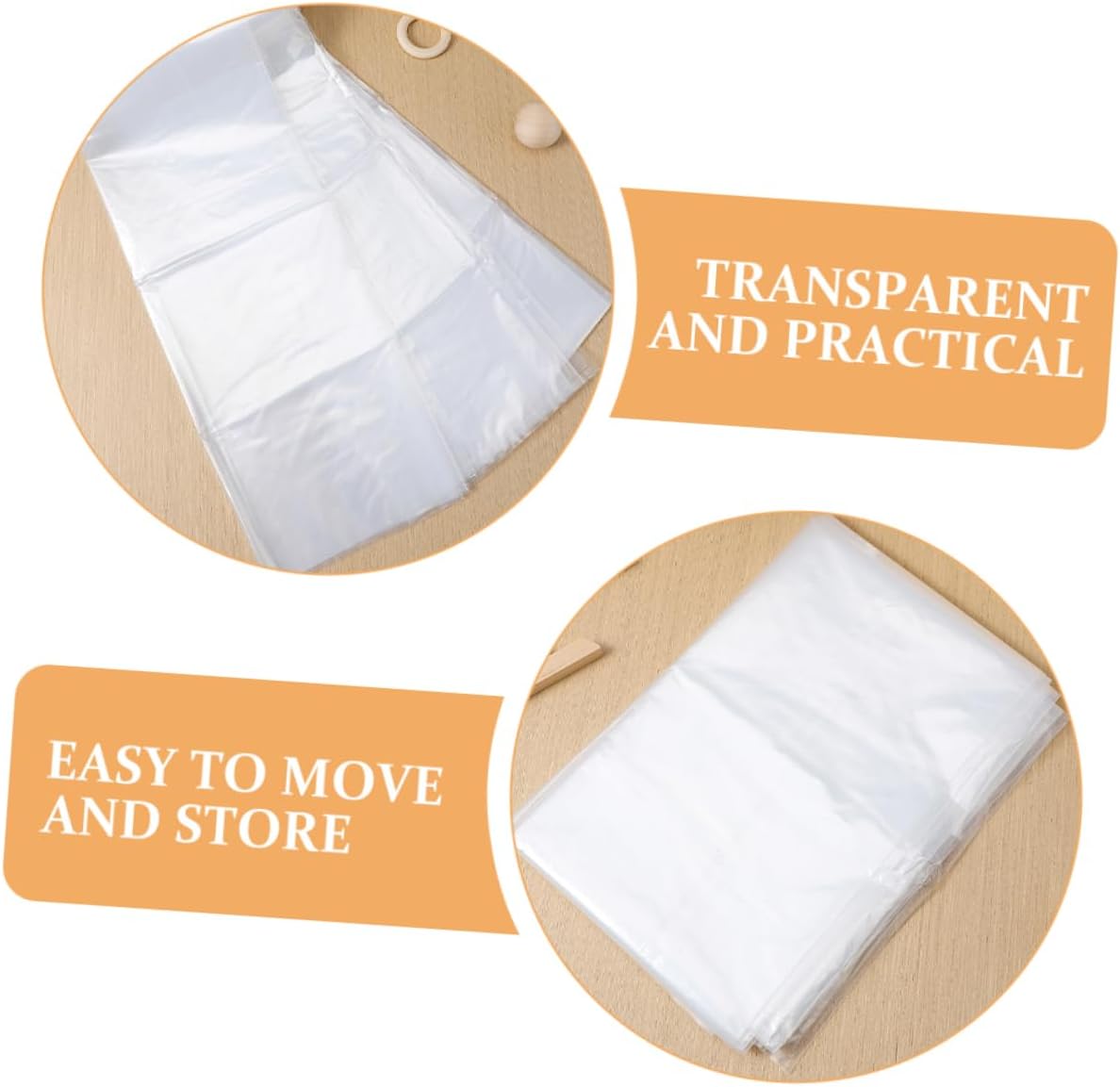 Cabilock Twin Mattress Bag for Moving Plastic Cover for Storage Travel and Protection