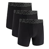 Under Armour Performance Tech Bokserki męskie, 3-pak, długość wewnętrzna 15 cm, oddychające, odprowadzające wilgoć, miękkie w dotyku, komfort przez cały dzień