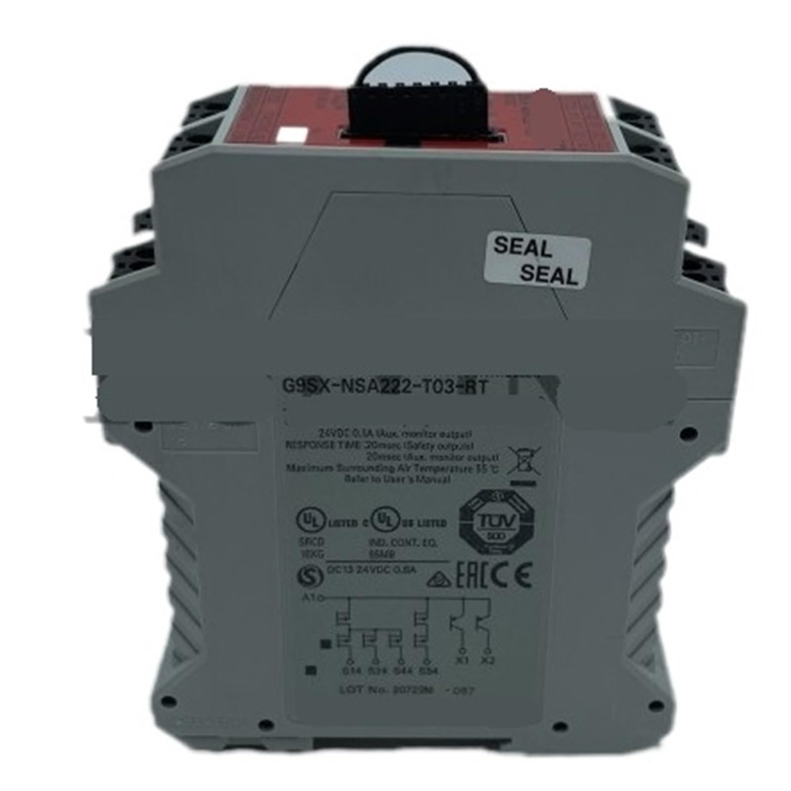 G9SX-NSA222-T30-RT relais de sécurité à temporisation T30 pour arrêt d'urgence