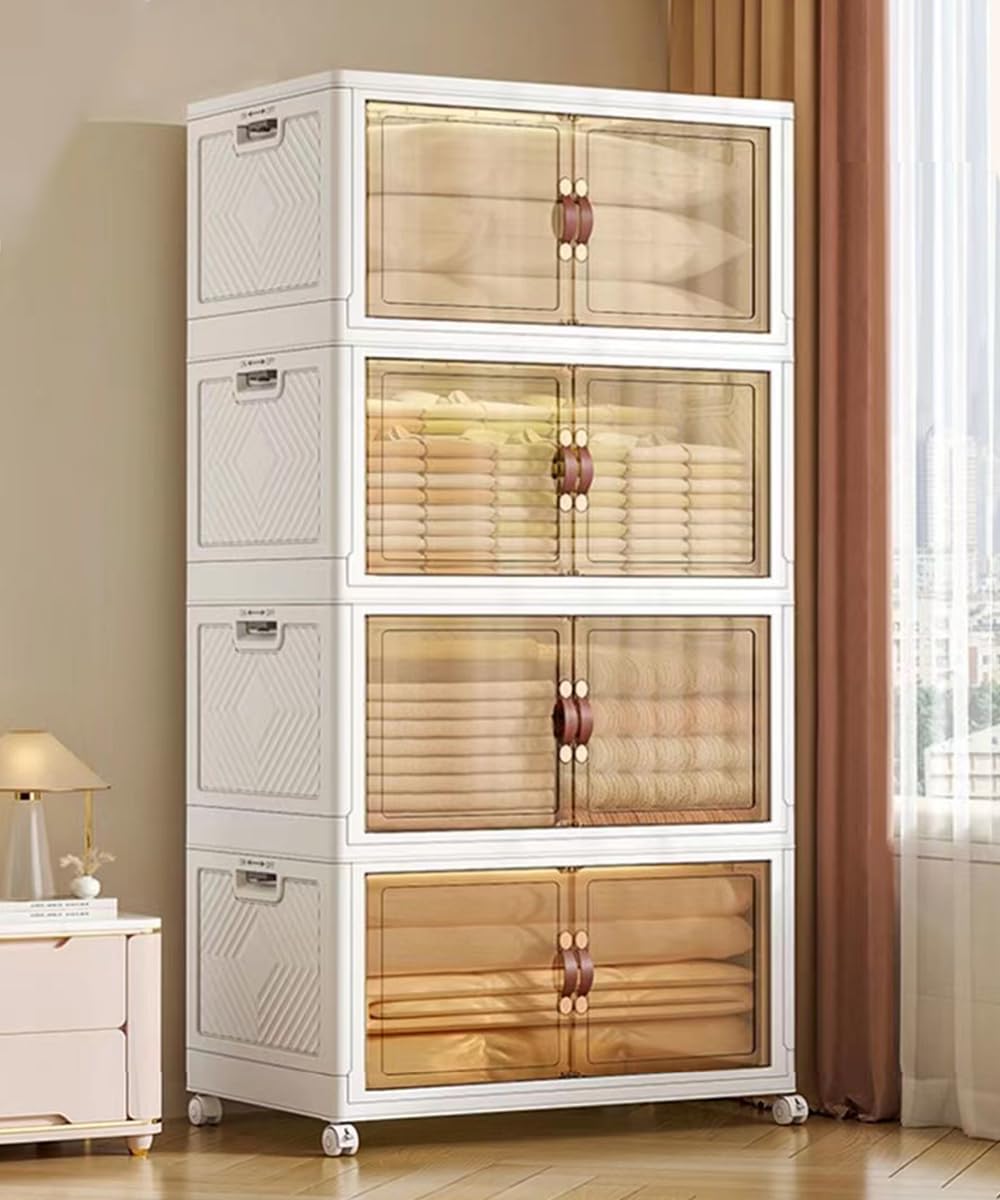 84 Gallon Closet Organizers and Storage Trunk Organizer, 4 Layer 21