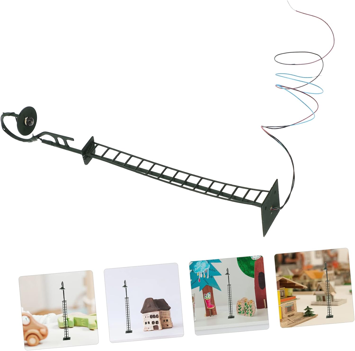 Railroad Light Model for Sand Table Decoration Compact Led Train Signals Unique Accessory for House Scenery Scale