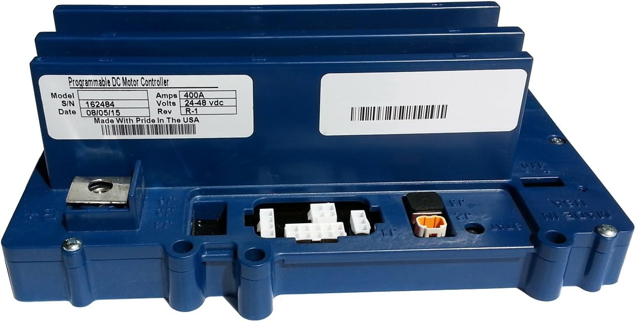 High Performance Alltrax Controller XCT-48400 – EZGO PDS 36/48V Golf Cart Controller (Regen Carts ONLY) – 400 Amp controller – 20-22 mph & 20% More Torque vs Stock – EZGO Speed Controller Made in USA