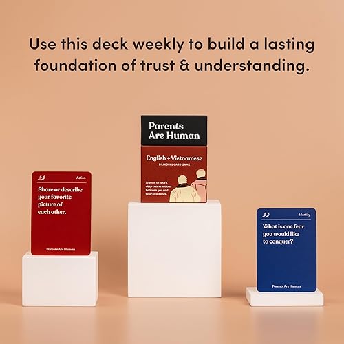 Miniatura 8 de Parents Are Human, Tarjetas de relación, conocerse mejor, padres, familias, adolescentes y niños, preguntas ligeras y profundas, 70 preguntas y