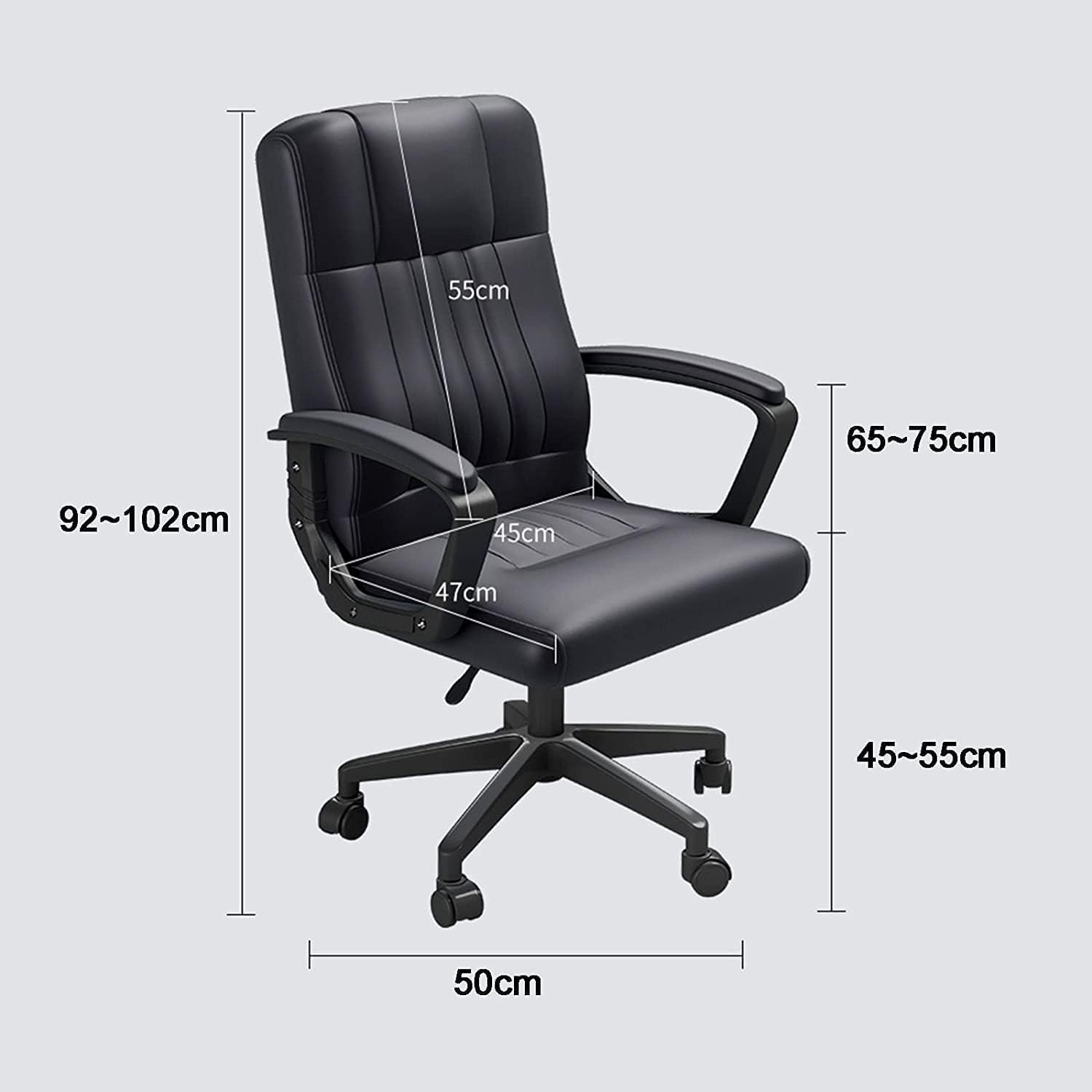 Amazon.co.jp: PUレザー コンピューターデスクチェア - ラテックス