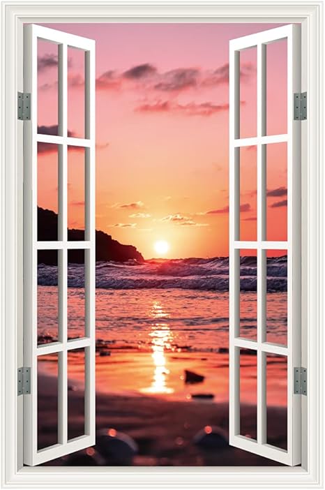 Amazon ウォールステッカー 窓枠 夕日 海岸 日本製 Mu3 壁紙 シール 海辺 夕焼け ビーチ 波 ウォールステッカー オンライン通販 Amazon ウォールステッカー 窓枠 夕日 海岸 日本製 Mu3 壁紙 シール 海辺 夕焼け ビーチ 波 ウォールステッカー オンライン通販