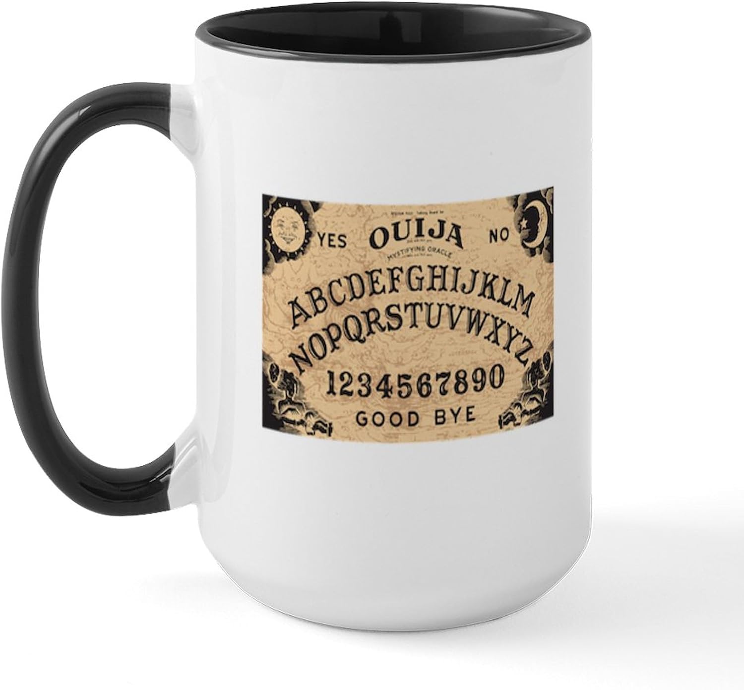 CafePress Ouija: Contact The Living 15 oz (444 ml) Ceramic Coffee Mug