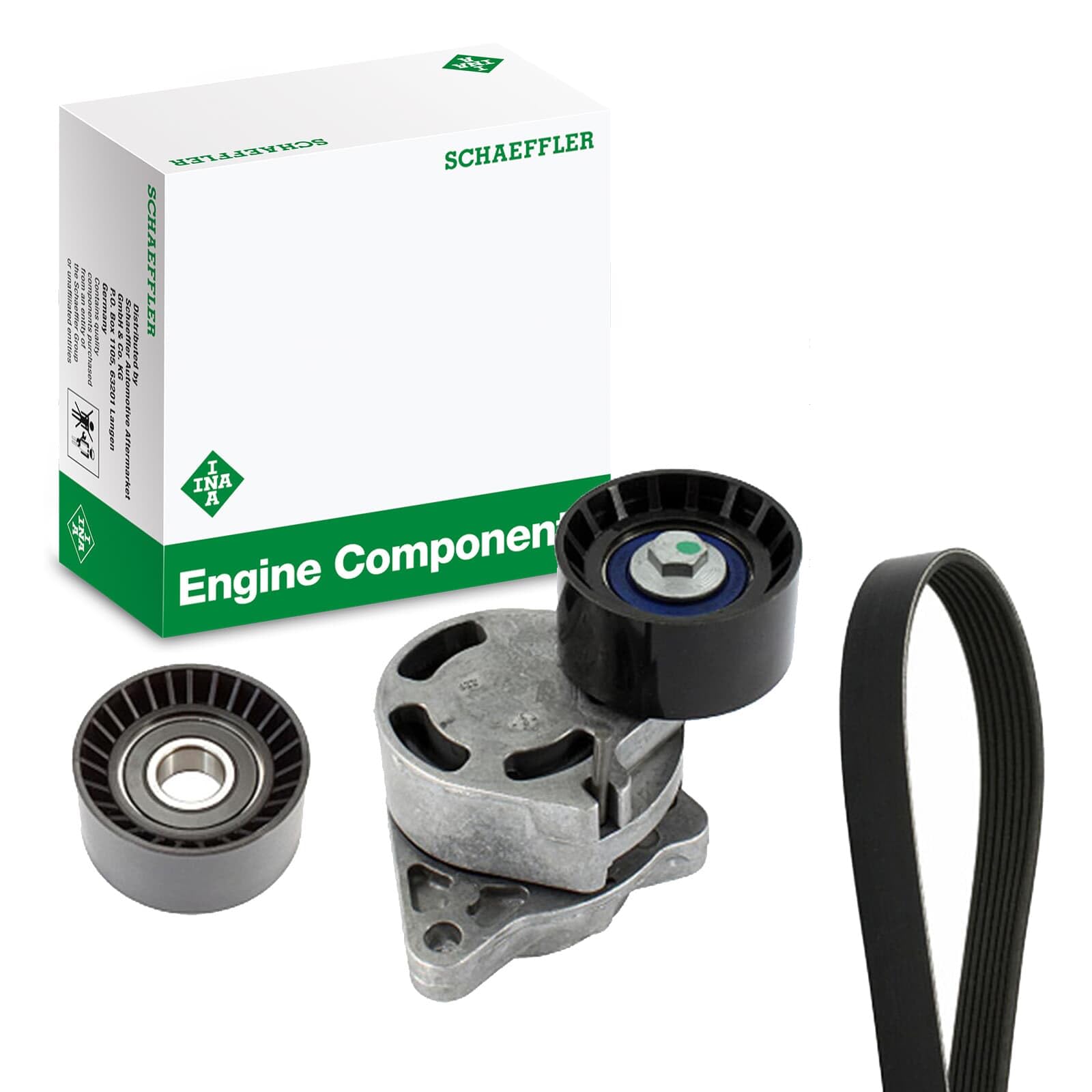 INA Jeu de courroies trapézoïdales à nervures 529 0433 10 1795mm Compatible avec RENAULT Trafic 2 Van FL Master 2 Van FD Trafic 2 Bus JL, OPEL Vivaro A Van X83 Vivaro A Combi X83