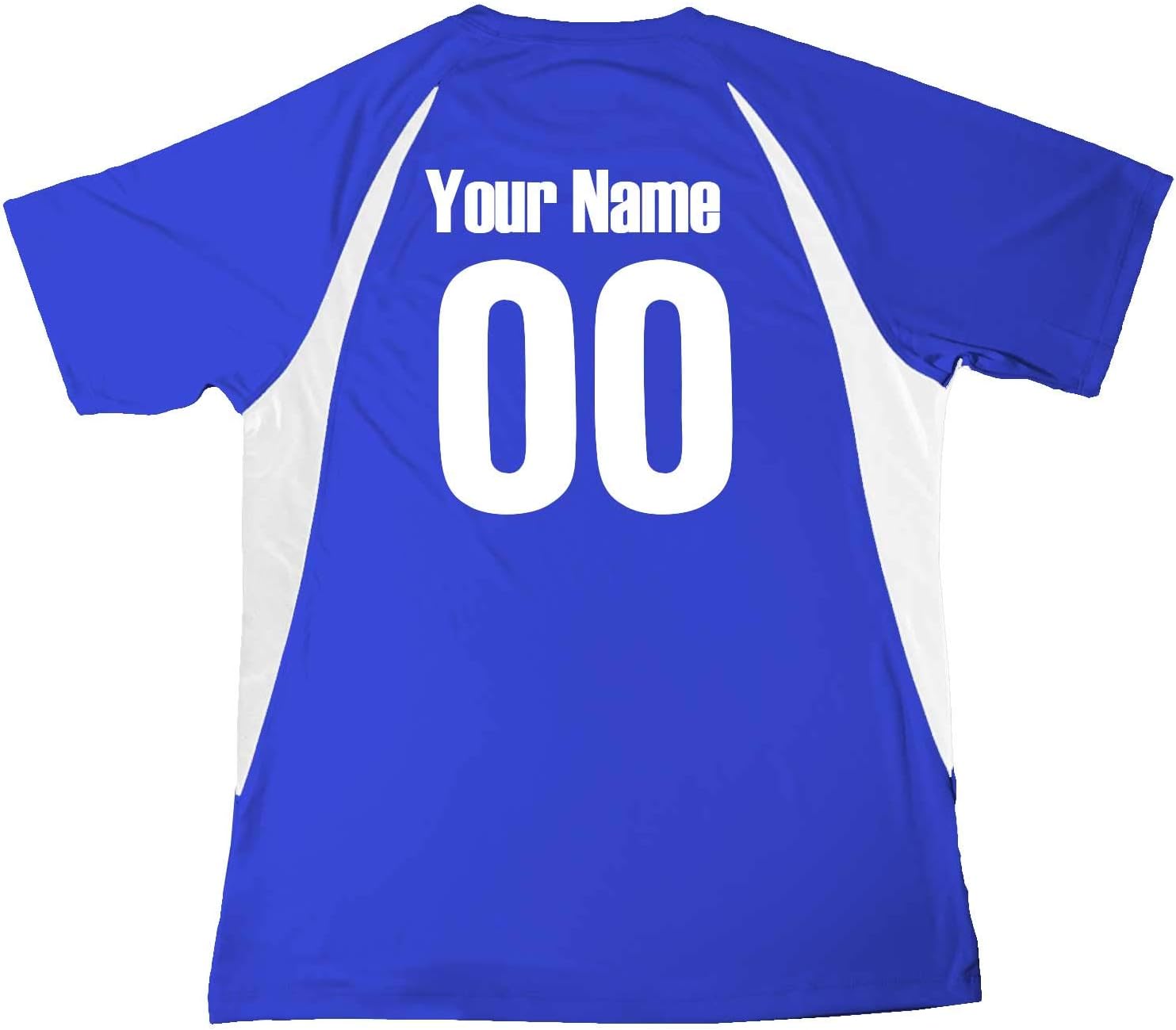 Custom El Salvador Soccer Ball 2 Adult Jersey Personalized with Your Names and Numbers