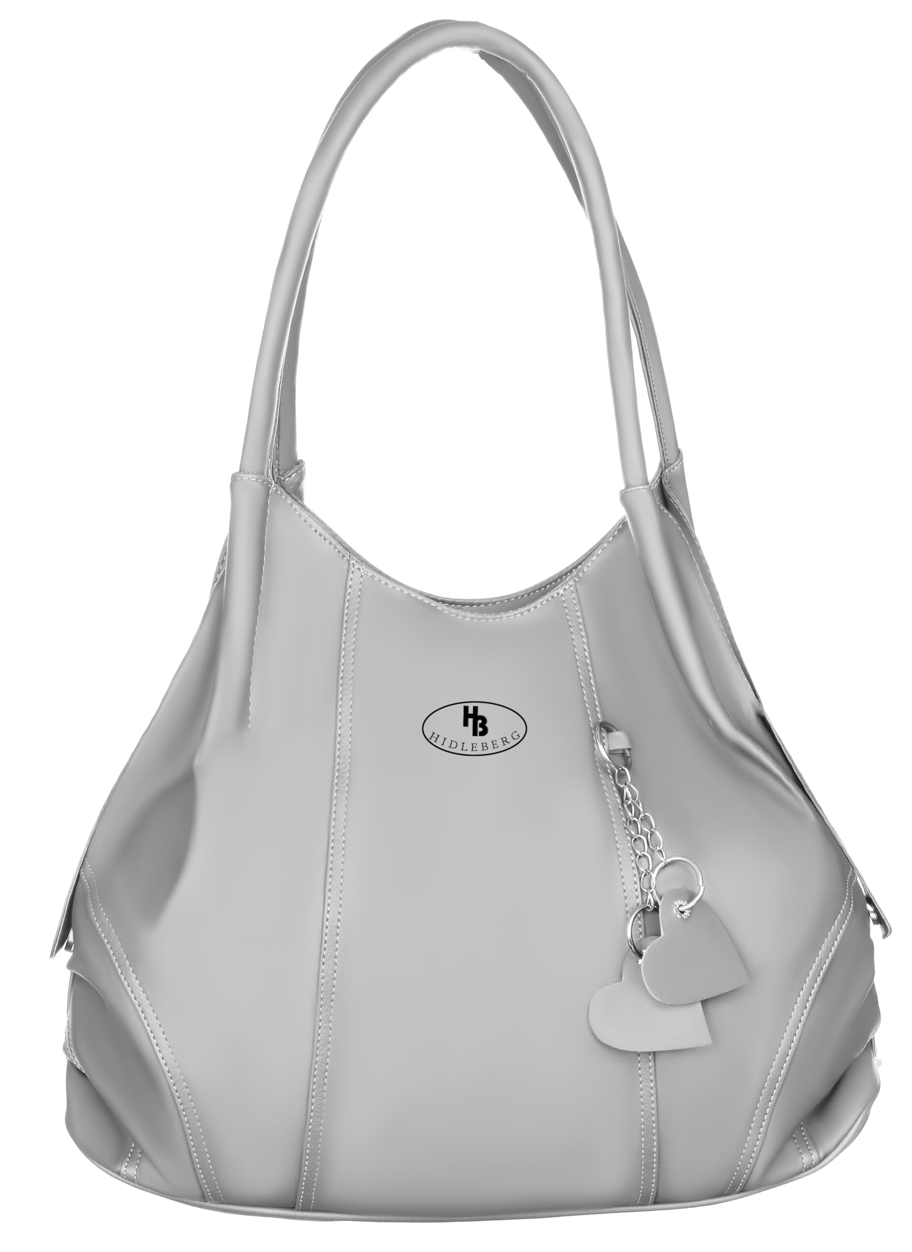 HIDLEBERG Women Handbags Tote Purses Stylish Ladies Women and Girls Handbag for Office and Travel Shoulder Bag for College (Grey) (B0CYQ6ZVP5) Amazon Price History, Amazon Price Tracker