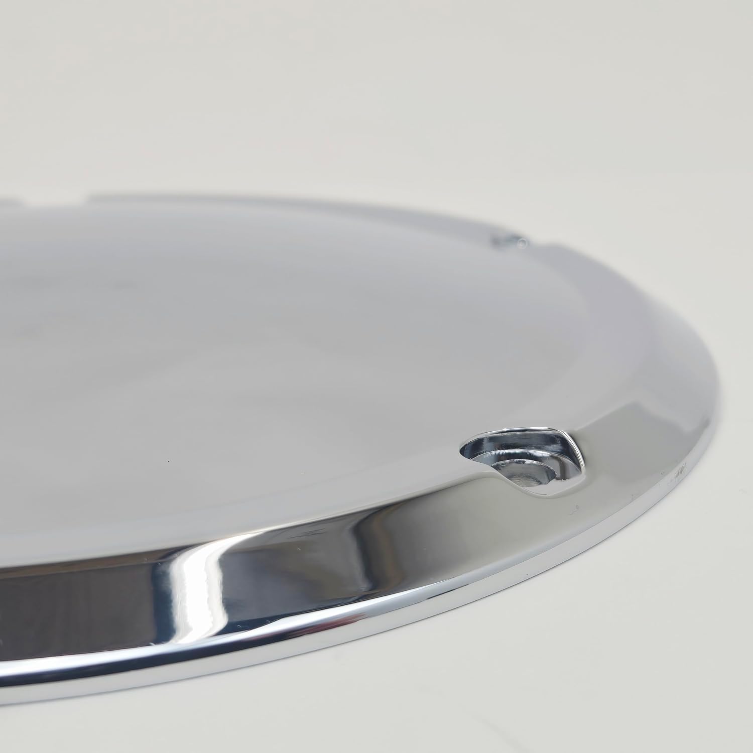 Chrome Domed 5-Hole Aluminum Derby Cover with Mounting Hardware for All 2019-2025 Harley M8 Softail FX/FL Models with Narrow-Profile Primary Covers (M-Eight 107 & 114ci) Replaces HD Part# 25700973