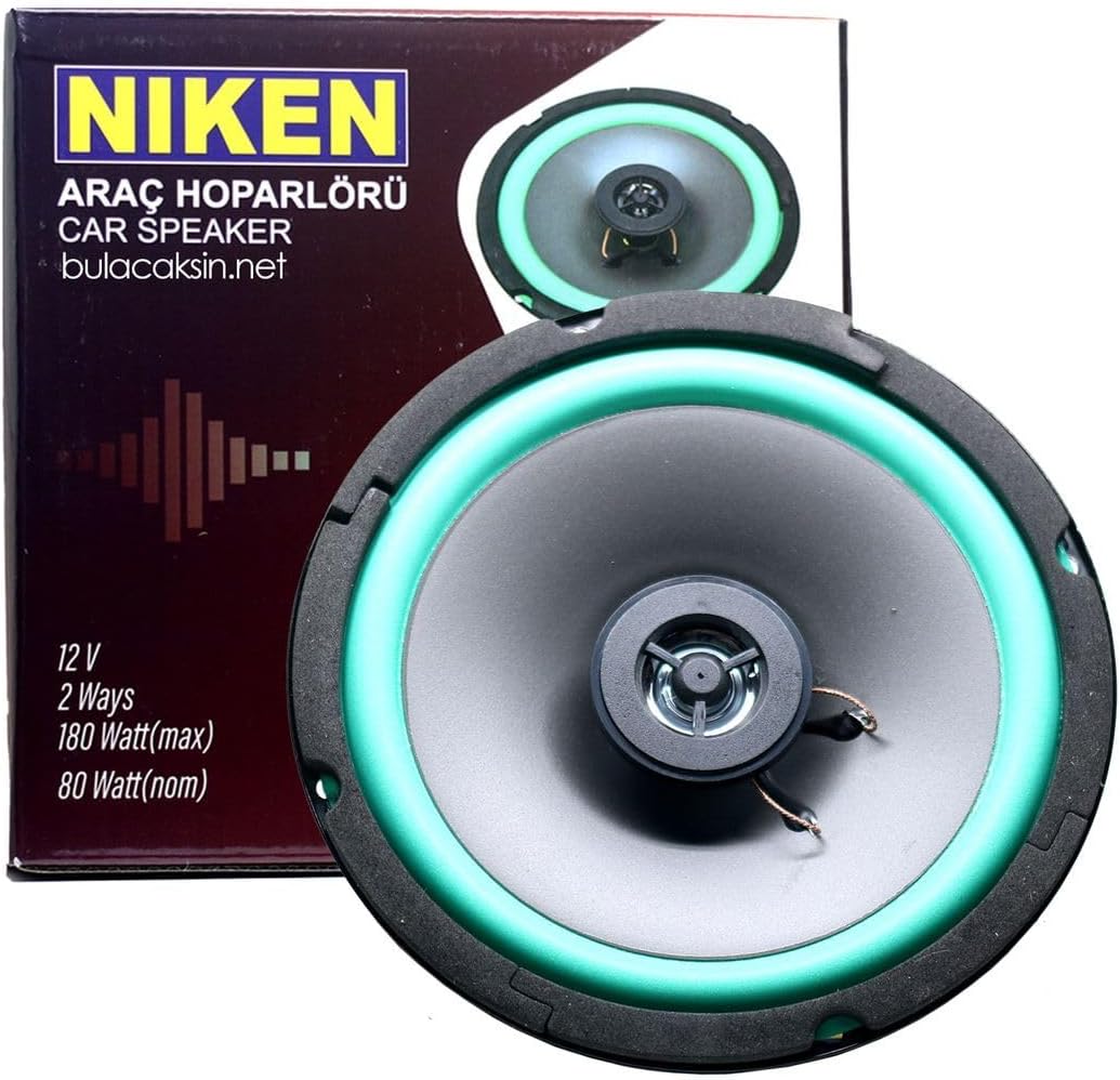 Niken Araç Hoparlörü 16CM 6.5inç 4 OHM 180 Watt 1 ADET