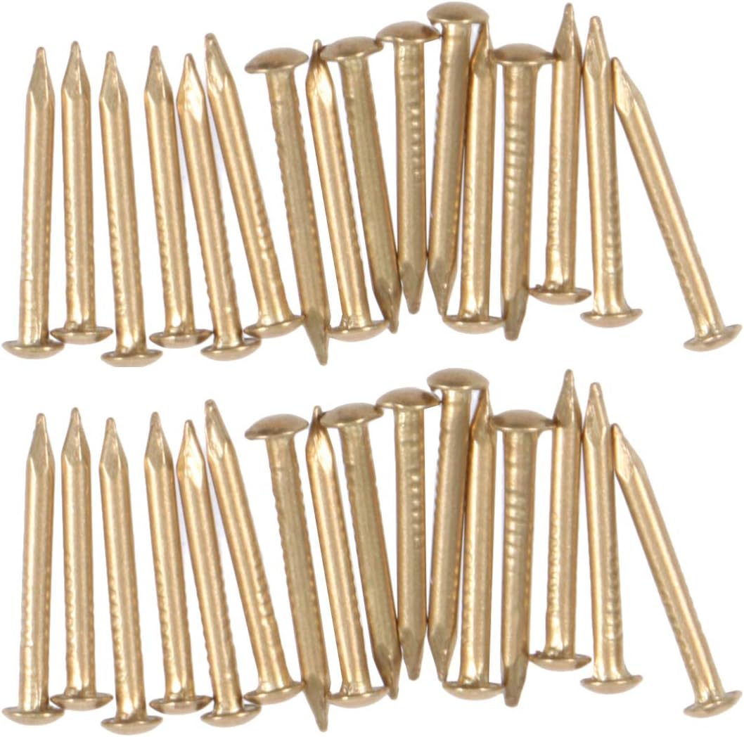 Nail Kits Nail Kits Copper Nails Stump 200pcs Copper Nails Hardware Nail Assortment Kit Nail Spikes for Killing Tree Wood Working 8mm Concrete Nails Rustic Furniture Rustic Furniture