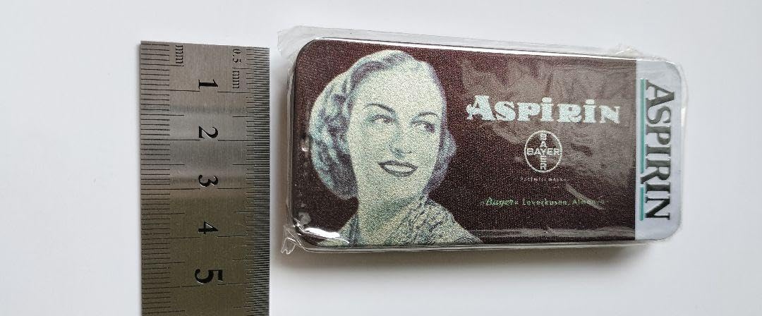 Amazon.co.jp: バイアスピリン スライド式缶ケース ピルケース