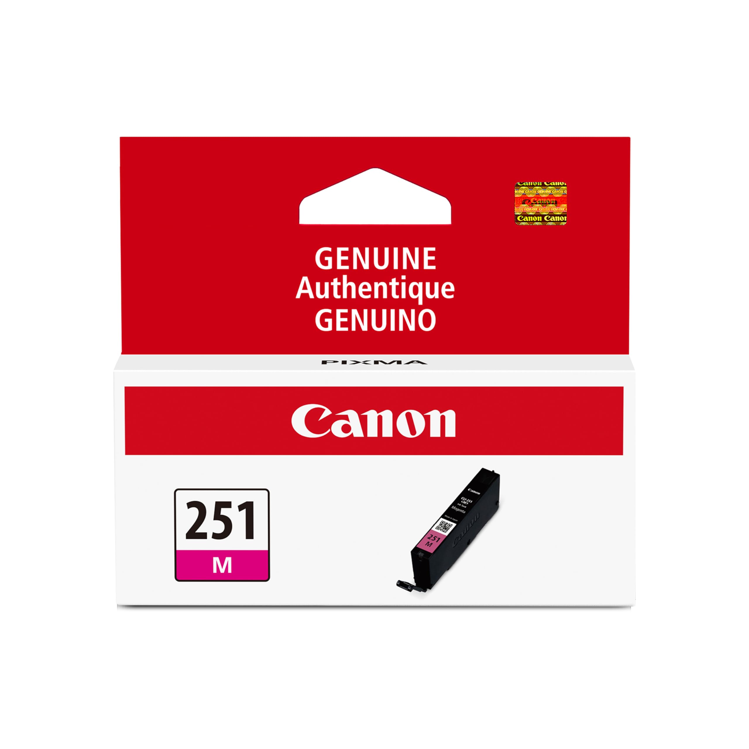 Amazon.com : Canon CLI-251 Genuine Magenta Ink Tank, Compatible