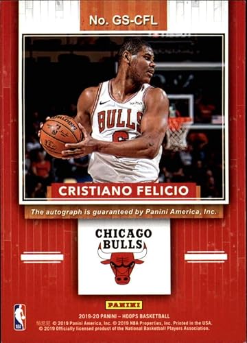 Miniatura 2 de 2019-20 NBA Hoops Great SIGnificance #64 Cristiano Felicio Auto Chicago Bulls Official Panini Basketball Trading Card (Retail Exclusive Auto)