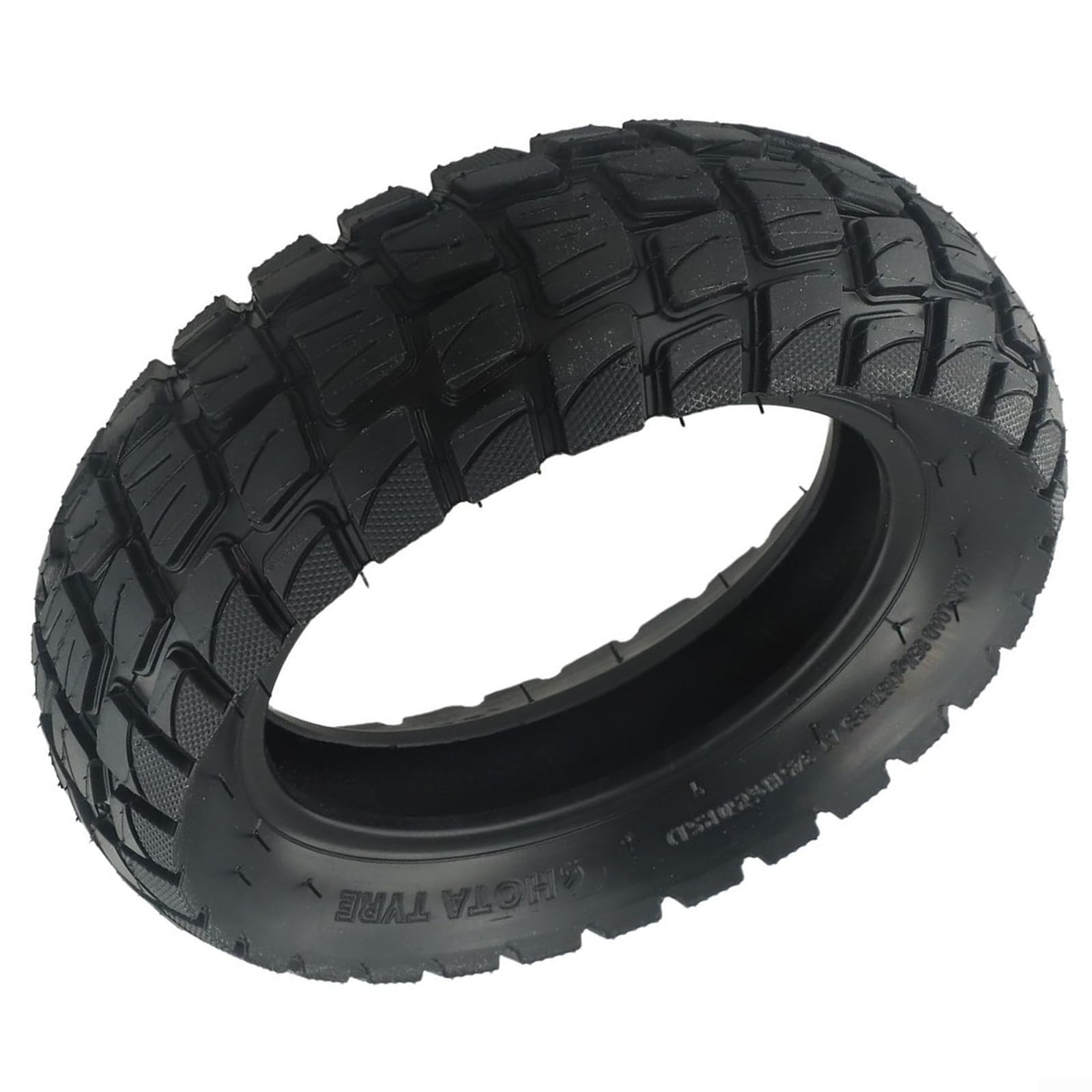 Jotekonoby Heavy Duty 10 Inch 80/65-6 Scooter Tires, 255X80 Off-Road Thickened Rubber Wheels, For Electric Vehicles, Compatible With For Zero Model(Off-road tire)