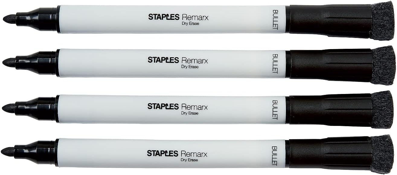 STAPLES 2056098 Remarx Dry Erase Markers Bullet Point
