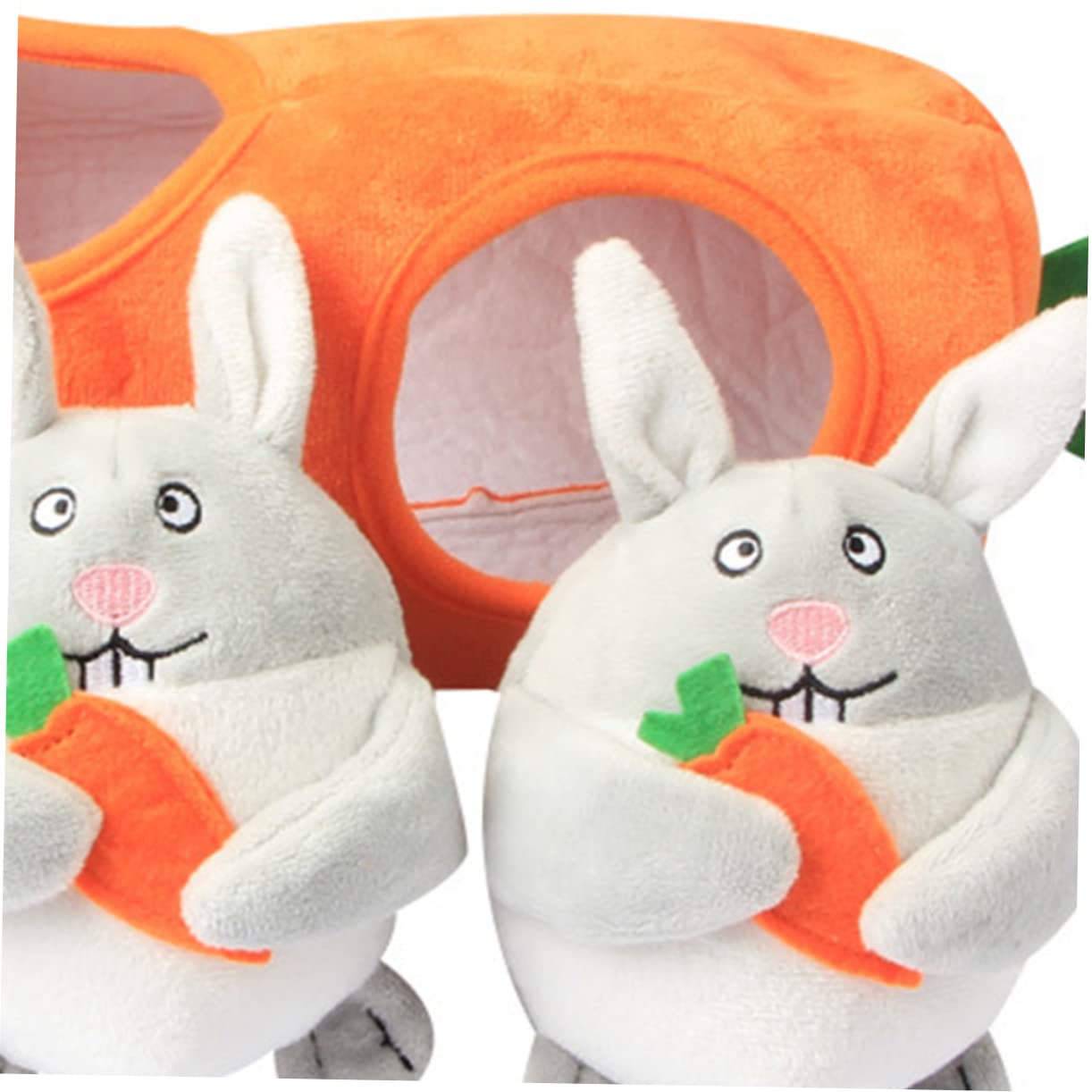FOMIYES Lot de 2 Jouets Couineurs en Peluche pour Animaux de Compagnie Jouets à Mâcher pour Chiens de Taille Moyenne Et Très Taille. Les Chiens Adorent Les Sons Couineurs.