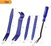 GOOACC 5 Piezas Kit de Herramientas para Remover Molduras de Auto, No Rayan, para Desmontar Paneles de Puertas, Clips y Tablero de Audio - 5 Piezas 3