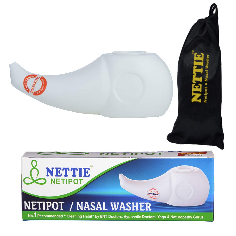 See full amazon price history chart for NETTIE Neti Pot |Food grade material, 300ml capacity, BPA Free, free carry pouch, ergonomic Nasal Irrigation for Effective Relief of Sinusitis, Allergies and Cold Symptoms jalaneti pot – Pack of 10 NETTIE Neti Pot |Food grade material, 300ml capacity, BPA Free, free carry pouch, ergonomic Nasal Irrigation for Effective Relief of Sinusitis, Allergies and Cold Symptoms jalaneti pot – Pack of 10 (B07BLS5263) Amazon Price History, Amazon Price Tracker