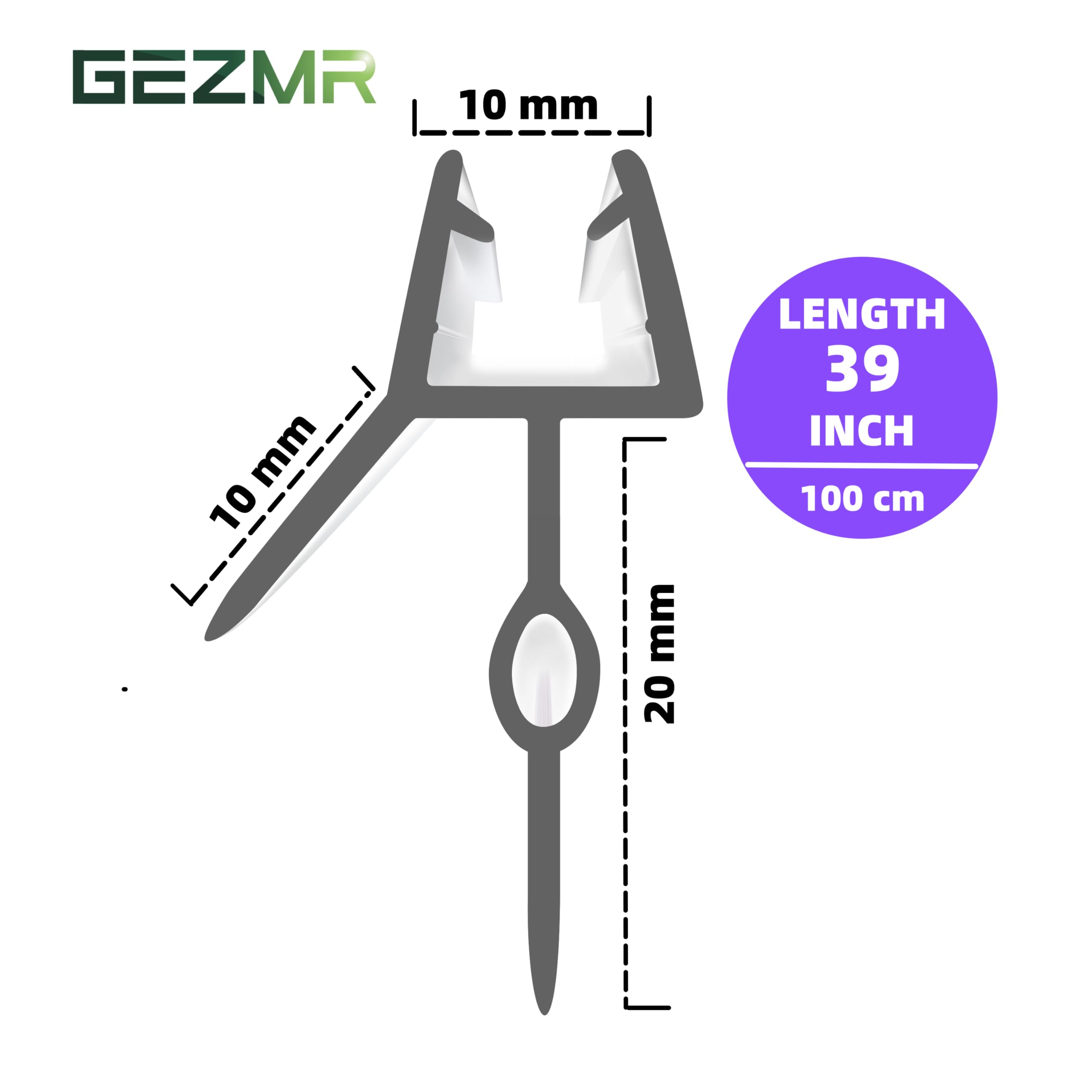 2-pak bezramowa dolna uszczelka do drzwi prysznicowych (9 cm x 90 cm) przezroczysta szklana listwa uszczelniająca do drzwi prysznicowych osłona drzwi prysznicowych może zakrywać szczelinę do 20